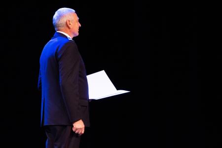 Slavnostna podelitev listin o napredovanju v čine gasilski častnik, višji gasilski častnik in visoki gasilski častnik (27)